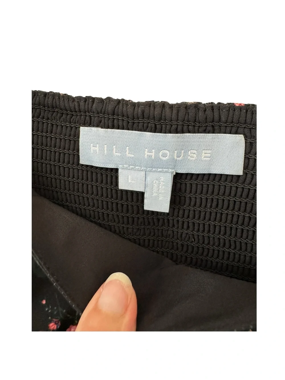 HILL HOUSE | The Matilda Puff Sleeve Top in Multi Berry Taffeta, Size Large